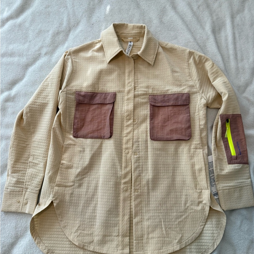 Grid Fleece Hiking Overshirt